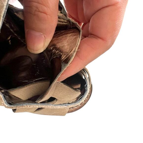 Ciao Bella Women's Haute Braided Slingback Suede Sandal Cream Size 7 - Picture 8 of 9